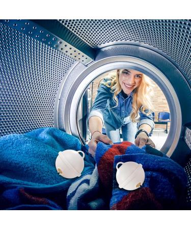 Laundry Dryer Balls | Bell Shape Laundry Ball | Detergent Alternative Laundry Dryer Balls for Washer Dryer Hotel Home Littryee White - Buy Online on GoSupps.com