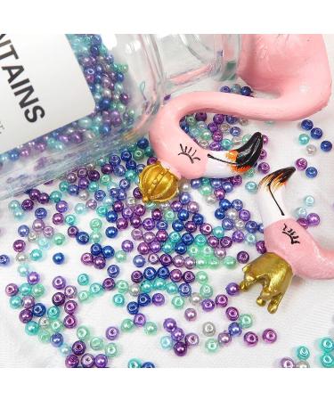 TOAOB 1000pcs 4mm Pearl Beads | Multi-Colored Round Glass Spacer Beads | DIY Craft Necklaces Bracelets Jewelry Making - Buy Online on GoSupps.com
