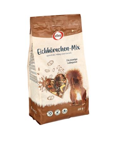 Elle's squirrel feed 5 x 600g i nutty variety i vitamins for winter I with peanuts hazel fibrous and walnuts 100% naturally i model the natural menu squirrel mix 5x600g