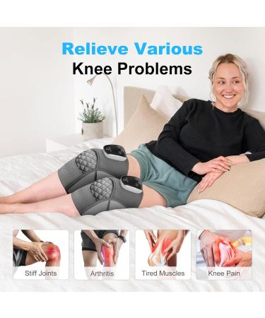COMFIER Cordless Knee Massager with Heat & Vibration | Arthritis Relief 3-in-1 Heating Pad for Knee Shoulder Elbow | Perfect Gift for Dad FSA & HSA Eligible - Buy Online on GoSupps.com