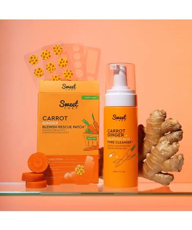 Sweet Chef Carrot Ginger + Salicylic Acid Pore Cleanser - Foaming Face Wash for Blemish Prone Skin (5 fl oz) - Buy Online on GoSupps.com