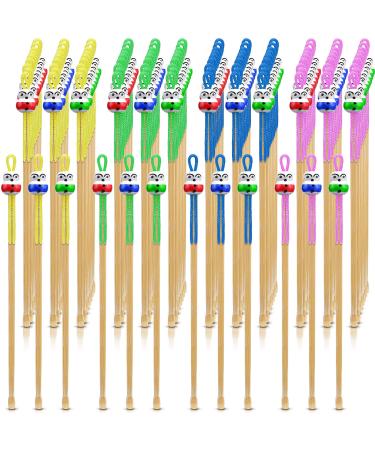 100 Pieces Bamboo Ear Cleaner Ear Pick Mix Cute Doll Bamboo Wax Remover Cleaning Tool Handmade Ear Scoop Spoon Tool for Adult Boys Girls