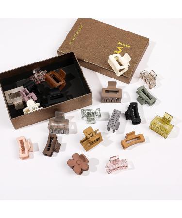 22 Pcs Small Claw Hair Clips for Thin Hair - Mini Hair Claw Accessories for Women and Girls - Buy Online on GoSupps.com
