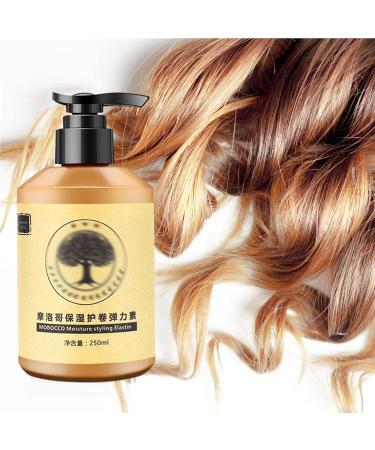 Long-Lasting Styling Moroccan Volume Moisturizing Elasticity Moroccan Hydrating Styling Cream Moroccan Curl Defining Cream Morocco Moisture Styling Elastin 250ml (1 pcs) - Buy Online on GoSupps.com