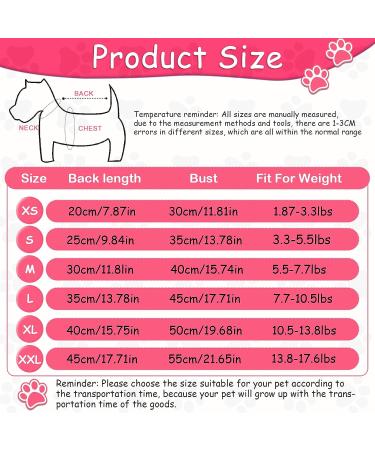 Chihuahua Dog Pajamas | Extra Small Puppy Pjs | Cute Pet Onesies (Flower Design, Small) - Buy Online on GoSupps.com
