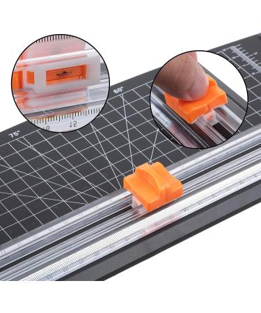 10 Pieces Paper Cutter Replacement Blade Paper Trimmer Replacement Blade Cutting Replacement Blades Paper Trimmer Blades Refill for A4 Black and White Paper Trimmer (Orange) - Buy Online on GoSupps.com
