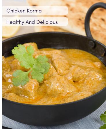 Spice Pots Korma Powder - 100% Natural Ingredients - Gluten Free & Vegan - Mild Heat - 40g Pot - 8 Servings - Buy Online on GoSupps.com