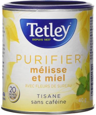 Tetley Cleanse Lemon Balm & Honey Herbal Tea - 20 Tea Bags 40 Grams Naturally Caffeine Free LemonBalmandHoney - Buy Online on GoSupps.com