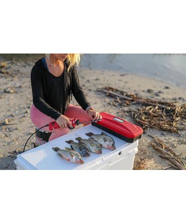 Bubba 110V Electric Fillet Knife with Non-Slip Grip Handle and 4 Ti-Nitride S.S. Blades - 8' Cord, Storage Case - Ideal for Fishing - Buy Online on GoSupps.com