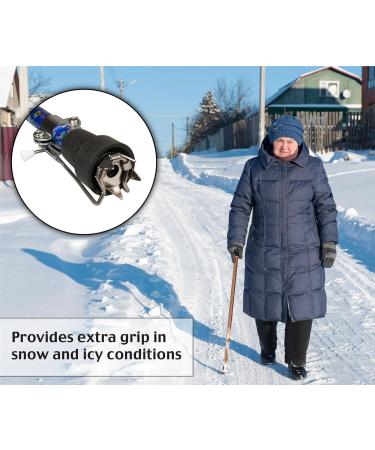 Aidapt Ice Grip Claw for Waking Sticks/Crutches.Retractable for Indoors Suits 16-27mm Diameter Tube No Need to Remove Ferrule Safety in Ice and Snow Screws on Easy to Fit Mobility Aid Elderly Disabled - Buy Online on GoSupps.com