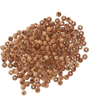 200pcs 0.6cm Round Wooden Beads - Peach Loose Spacer Beads for DIY Necklaces Bracelets & Pendants | International Shipping Available - Buy Online on GoSupps.com