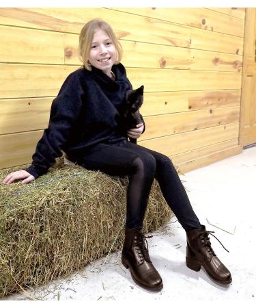 BasEQ Ricki Women's Lace Equestrian Riding Paddock Boots - Brown, Size 11 - Buy Online on GoSupps.com