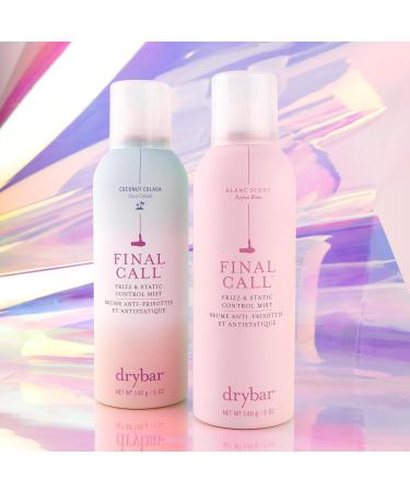 Drybar Final Call Frizz & Static Control Mist | Fights Frizz Tames Flyaways to Maintain Smooth and Shiny Blowouts 24 Hour Frizz Control & 72 Hour Static Control Coconut Colada Scent 5 Ounce (Pack of 1) - Buy Online on GoSupps.com