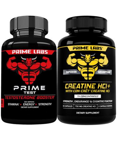 Prime Labs Prime Test + Creatine HCl Capsules
