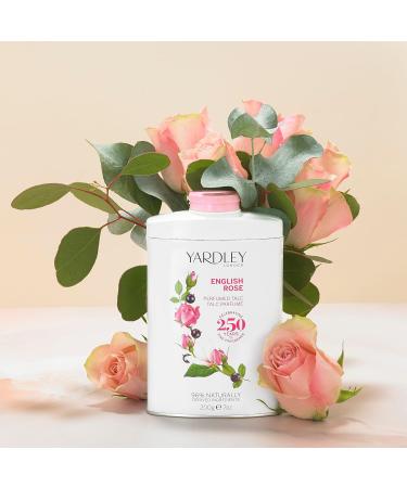 Yardley of London English Rose 7.0 oz Perfumed Talc clean (Y6320018-6) - Buy Online on GoSupps.com