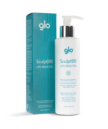 Glo Sculpt910 Cellulite Remover Cream - Advanced Anti-Cellulite Cream with Nanotechnology for Fast Cellulite Treatment Skin Firming and Tightening Lotion - Targets Arms Thighs Butt Hips and Belly
