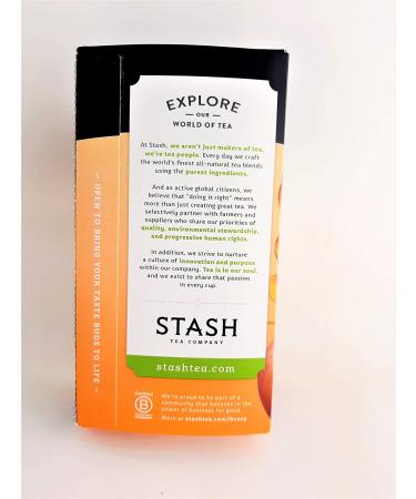 Stash Tea Green Ginger Peach Matcha - Pack of 2 | Premium Blend - Buy Online on GoSupps.com