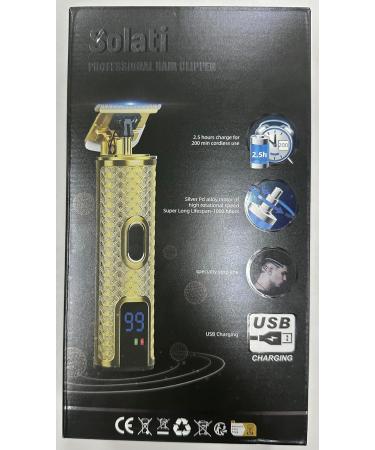 Solati Professional Beard Trimmer with IPX6 Waterproof Design and LCD Display - Ideal Gift for Men - Buy Online on GoSupps.com