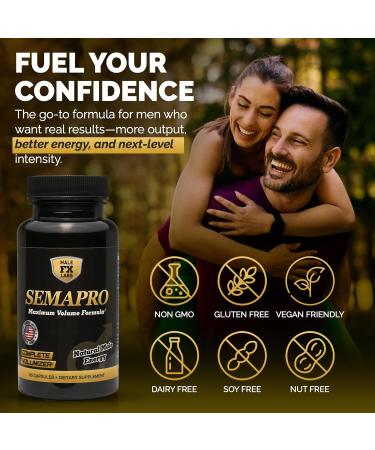 Semapro Extreme Volumizer & Energy Formula - Natural Endurance, Stamina & Strength - 60 Veggie Caps - Buy Online on GoSupps.com