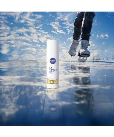 Beiersdorf AG NIVEA SUN UV Face 2in1 Primer Makeup Serum Sunscreen Face SPF 50+ Facial Serum with Hyaluronic Acid Without Perfume 30ml - Buy Online on GoSupps.com