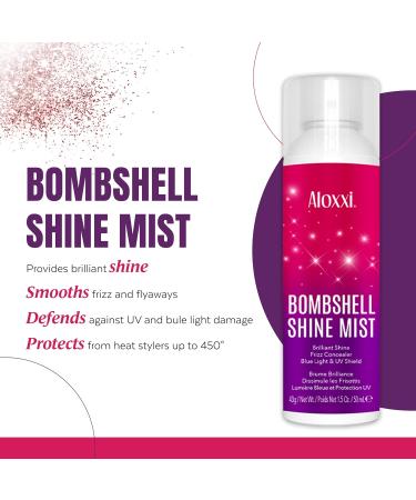 ALOXXI Bombshell Travel Kit: 4-Piece Hair Care Set for Texture Shine & Volume - Antioxidant-Infused Shampoo Conditioner Shine Mist & Hairspray - Buy Online on GoSupps.com