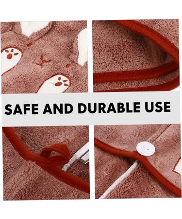 NUSITOU 1pc Coral Fleece Dry Hair Hat Shower Cap for Hair Drying Wraps Fast Drying Hat Cute Nail Files Bath Dryer Hat Sea Nail Art Charm Hijab Child Pink Turban Super Absorbent Pink 64x24x0.8cm - Buy Online on GoSupps.com