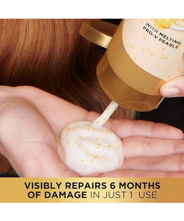 Pantene Miracle Rescue Deep Conditioner for Dry Damaged Hair with Melting Pro-V Pearls Hair Treatment Transforms Softens and Repairs Hair For All Hair Types Safe for Color Treated Hair 8.0 oz - Buy Online on GoSupps.com
