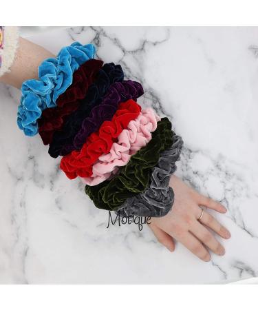 Jumbo Velvet Scrunchy - Light Brown | Luxurious Hair Accessory for Effortless Style - Buy Online on GoSupps.com