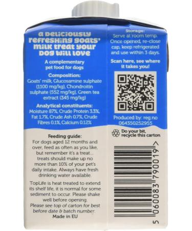 Toplife Formula Dog Milk 200 ml (Pack of 18) - Buy Online on GoSupps.com