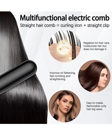 Portable Cordless Hair Straightening Brush - Lightweight Mini Thermal Comb with Negative Ion Technology for Effortless Styling - Buy Online on GoSupps.com
