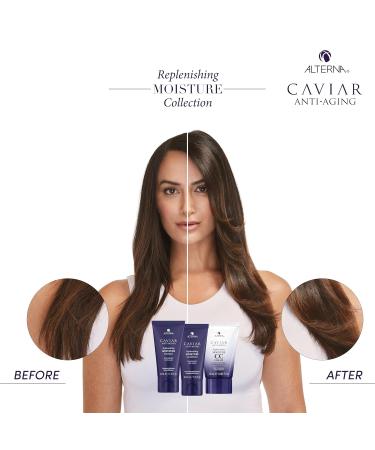 Caviar Anti-Aging Replenishing Moisture Trial Kit | Shampoo Conditioner & Leave-In CC Cream for Dry Hair | Sulfate-Free Hydration & Repair - Buy Online on GoSupps.com