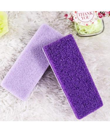 Healifty 2-Piece Foot Pumice Stone Set - Callus Remover & Peeling Scrubber | Natural Lava Pedicure Tools for Hard Skin | Purple Mittel - Buy Online on GoSupps.com