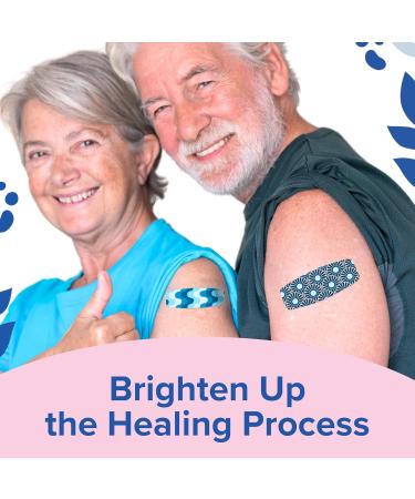 Wound Worthy Out of The Blue Ultra Gentle Bandages - Superior Healing Foam Dressings for Wounds & Sensitive Skin - 24 Pack - Buy Online on GoSupps.com