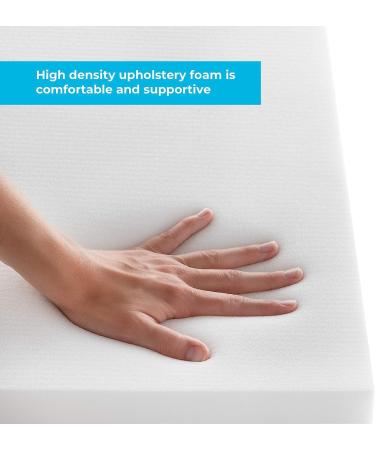 Linenspa High Density Cushion Craft Foam - 2 x 24 x 72 | Firm White Foam for Chairs, Sofas, Headboards, DIY Projects - 32 ILD, 2 Inch Thickness - Buy Online on GoSupps.com