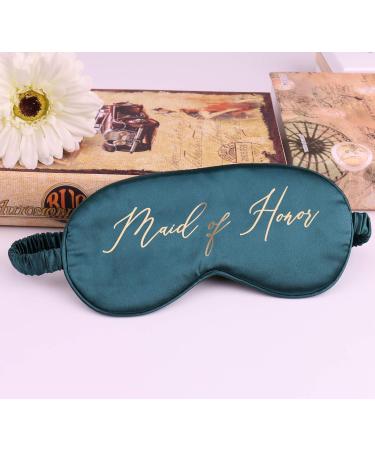 Custom Satin Sleep Mask - Personalized Gift for Her/Him | Valentine's Day/Bridal Shower Favor | Monogrammed Eye Mask, Various Colors - Buy Online on GoSupps.com