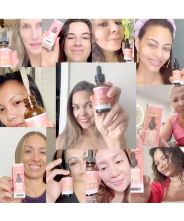 Antioxidant Vitamin C Serum for Face- Infused with Electrolytes Hyaluronic Acid Retinol - 1 oz 1 Fl Oz (Pack of 1) - Buy Online on GoSupps.com