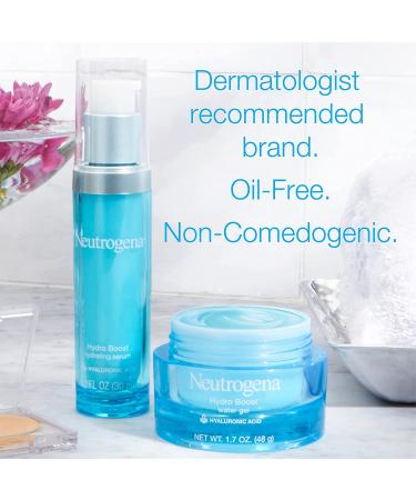 Neutrogena Hydro Boost Hyaluronic Acid Face Serum 1 Oz - Hydrating Serum for Dry Skin - Oil-Free & Non-Comedogenic - Buy Online on GoSupps.com