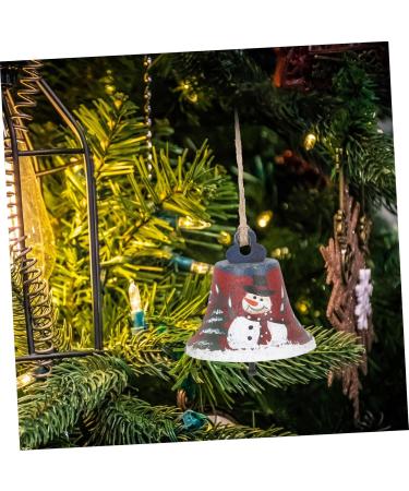 Buy Abaodam 5-Set Wrought Iron Christmas Bell Pendants - Metal Ornaments for Tree Decor 7x7cm - Perfect Holiday Jewelry - Buy Online on GoSupps.com