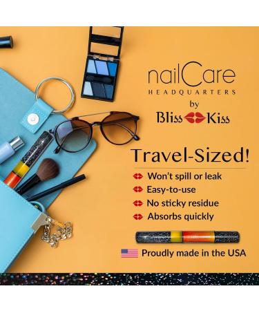 Cuticle Oil Pen for Stronger Nails - Jojoba Oil & Bali Mango Fragrance - Nail Growth Serum & Strengthener - Holo Glitter Design - International Shipping - Buy Online on GoSupps.com