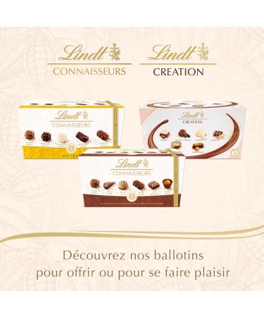Lindt - Box of CONNAISSEURS Chocolates - Assortment of Pralines and Gianduja 183g - Buy Online on GoSupps.com