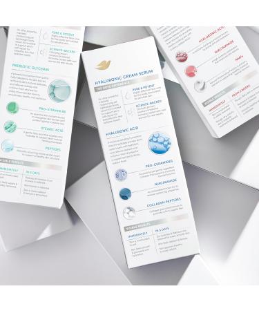 Dove Cream Serum with Hyaluronic Acid & Hydration | Pro-Ceramides Niacinamide & Collagen Peptides for Extra Dry Skin - 8 oz International Shipping - Buy Online on GoSupps.com