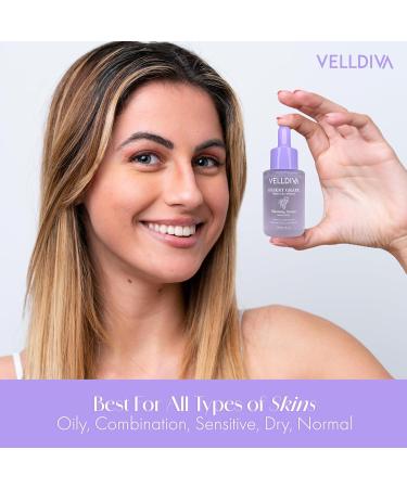 Desert Grape Natural Face Serum - Hydrating Formula with Grape Seed Extract Vitamin C Niacinamide for Glowing Skin & Anti-Aging - Buy Online on GoSupps.com