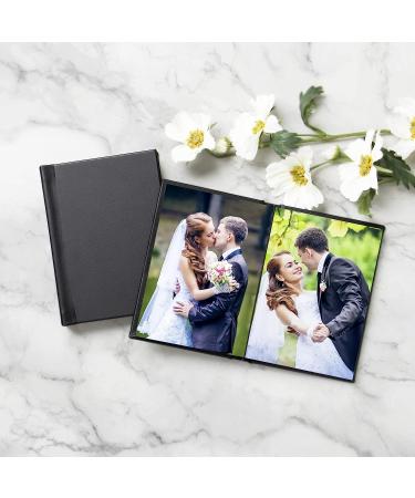 5" x 7" Black Leather Self-Stick Photo Album - Buy Online on GoSupps.com