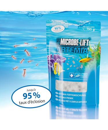 Microbe-Lift Artemia - 195 g - Complete Kit with Artemia Eggs Plus Salt Provides Live Food Ideal for A - Buy Online on GoSupps.com
