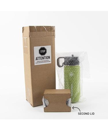 Thermoflask Double Stainless Steel Insulated Water Bottle 24oz - Cobalt with Two Lids - Buy Online on GoSupps.com