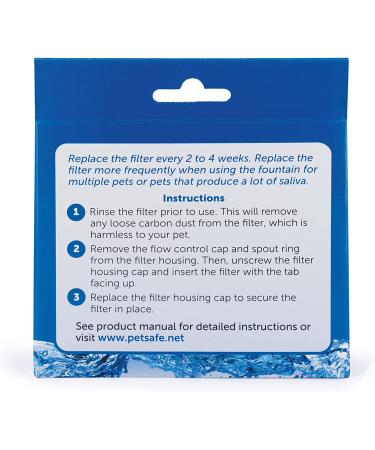 PetSafe Drinkwell Premium Carbon Filters for 360 Water Fountains - 12 Pack - Buy Online on GoSupps.com