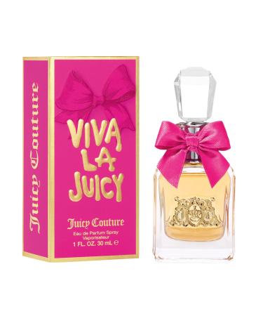 Juicy Couture Viva La Juicy Eau De Parfum Women's Perfume Valentine's Day Gift for Her Notes of Mandarin Gardenia & Caramel Floral & Sweet EDP Spray 1 Fl Oz (Pack of 1) Viva La Juicy