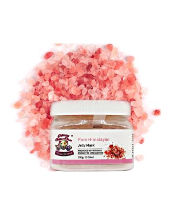 Princess Pippa's Place Himalayan Salt Jelly Mask Powder- Hydro Jelly Face Mask Peel Off- Hydrating Moisturizing Anti-Aging Hydro Jelly Mask for Face Glowing and Radiant Skin- 300G/10.58 Oz Pure Himalayan