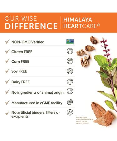 Himalaya HeartCare - 240 Vegetarian Capsules for Heart Health Support - Buy Online on GoSupps.com