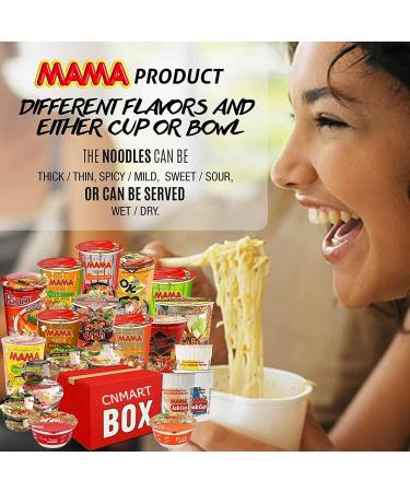 Mama Instant Noodle Cup Rice Vermicelli Pho Bo Bowl and Rice Porridge Jok Cup (Case of 20) Self Customised Assorted Flavours - Buy Online on GoSupps.com